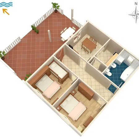 By The Sea Simuni, Pag - 236 * Kolan