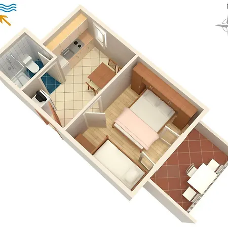 דירה By The Sea Simuni, Pag - 236 *